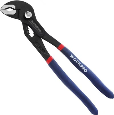 WORKPRO 180MM (7") ALICATE DE BOMBA DE ÁGUA DE MANDÍBULA CURA DE AJUSTE RÁPIDO