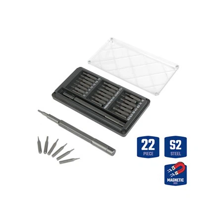 CONJUNTO DE CHAVE DE FENDA DE PRECISÃO WORKPRO 21PC COM CABO DE ALUMÍNIO