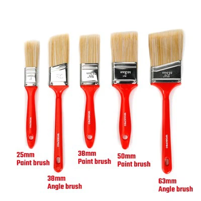 CONJUNTO DE PINCEL DE PINTURA COM CABO DE PLÁSTICO WORKPRO 5PC